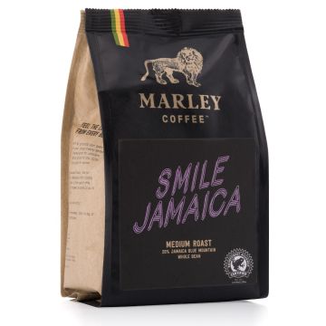 SMILE JAMAICA BLUE MOUNTAIN - DARK ROAST BEANS 227GR