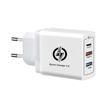 AV Fast Charger 2 x USB A 1 x USB C